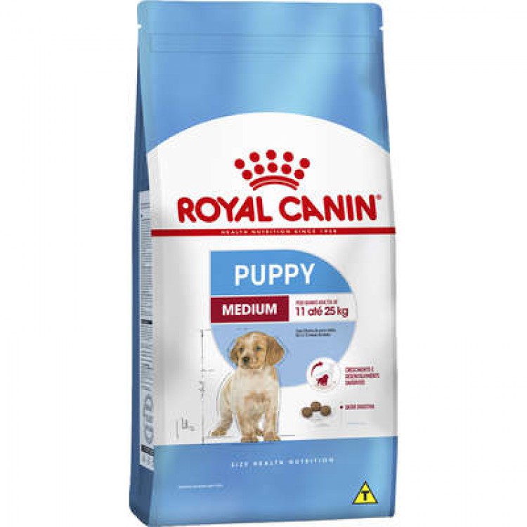 RACAO ROYAL CANIN MEDIUM PUPPY ( Cães Filhotes)